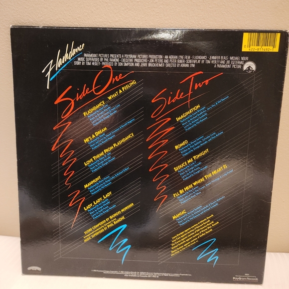 Vintage 1983 Original Soundtrack From Flashdance vinyl LP - Picture 2 of 4